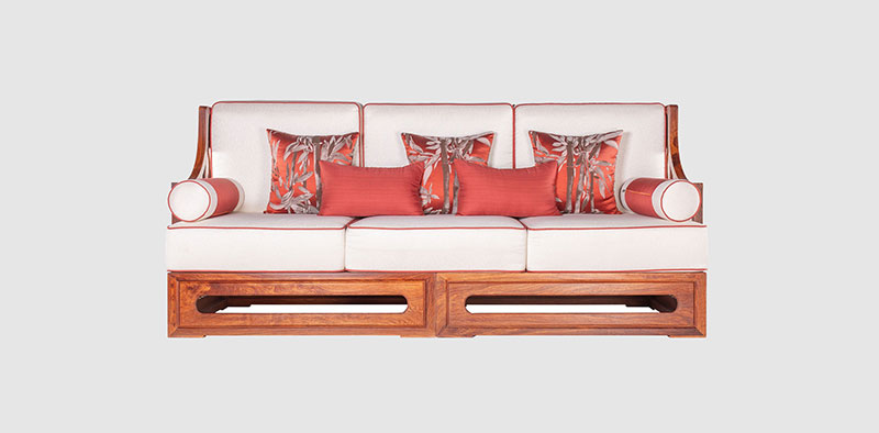安徽客厅中式实木沙发组合