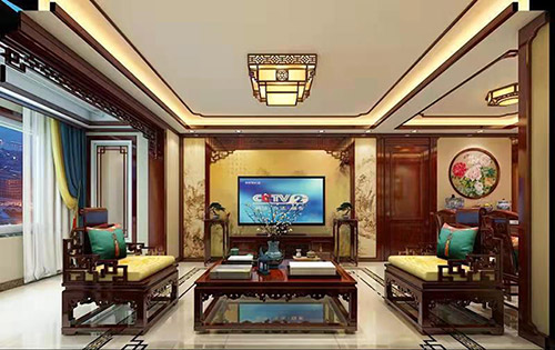 安徽住宅新中式风格装修，尽显奢华品味